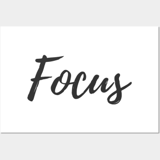 The Word Focus - Set Your Intentions Posters and Art